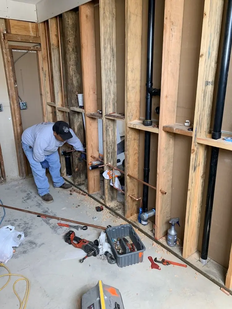 Commercial rough-in plumbing for Gas Line Repair in Rodeo